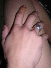 Young blonde twink shows off his cock and feet