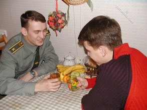 Older guy decides to seduce his twink friend after their dinner