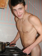 Hairy cock twink shows his beautiful dong on camera