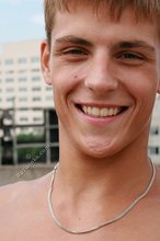 Shredded twink slowly putting his clothes back on