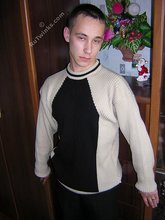 Black pants twink boy is posing indoors and outdoors