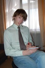 Long-haired twink wants to smoke and look cool on cam