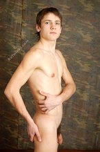Artistic twink with a big cock showing off his load
