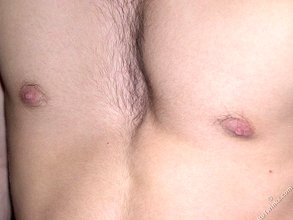 Hairy cock twink showing off his flexibility on the floor