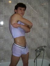One-twink wet t-shirt contest in the shower, HQ pics