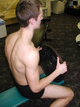 Brown-eyed twink does all the heavy lifting