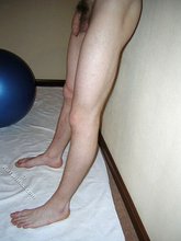 Dark-haired hottie and his soles in the spotlight