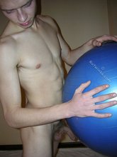Dark-haired hottie and his soles in the spotlight