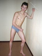 Twink teases the viewer with his beautiful cock