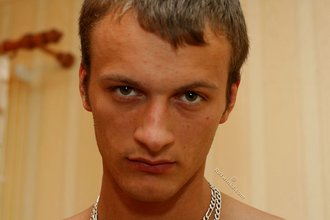 Jacked-up and tanned teen twink masturbating on cam