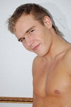 White undies twink showing his ass on camera