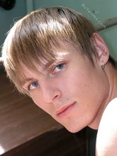 Blond-haired guy shows his amazing cock on cam