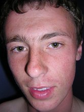 Dark-haired twink and his delicious-looking a-hole