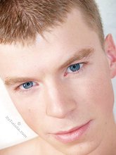 Young twink boy takes off his tiny black undies