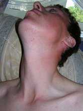 Nerdy dude with sexy pubes gets naked on camera