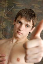 Guy blows his load and gives you a thumbs-up