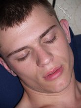 Dark-haired twink with a beautiful body fucks his ass on cam