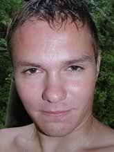 Twink poses completely naked outdoors and indoors