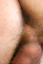 Hairy asshole hottie is showing off that booty from behind