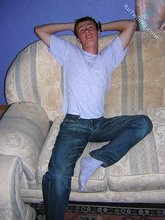 Nerdy teen twink gets home and does nothing