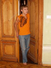Twink walks in on his boyfriend jerking off to porn