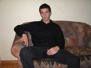 Dark-haired twink dude and his hot teen body