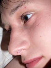 Young boy with pretty eyes show off his beautiful cock