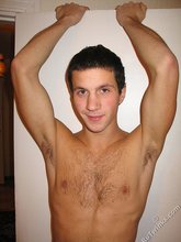 Submissive twink stroking his big fat cock on cam