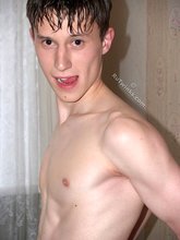 Slutty twink showing his cock and nipples to you