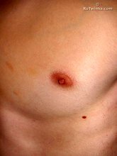 Slutty twink showing his cock and nipples to you