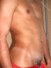 Hairy cock hottie and his amazingly sexy shorts