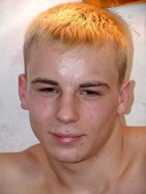 Blond-haired twink and his seductive body
