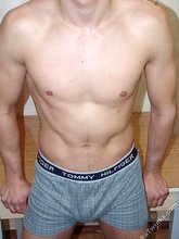 Blond-haired twink and his seductive body