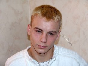 Blond-haired stud undressing and teasing you