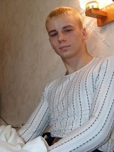 Blond-haired stud undressing and teasing you