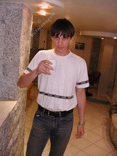 Pretty-looking twink making funny faces at the camera