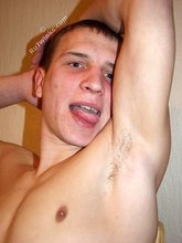 Young twink gets carried away and poses like a slut