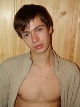 Horny young boy decides to pose seductively outdoors