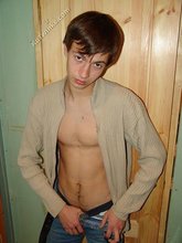 Horny young boy decides to pose seductively outdoors