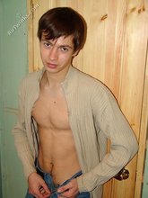 Horny young boy decides to pose seductively outdoors