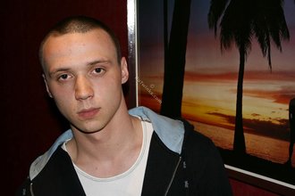 Buzzcut twink showing his beautiful face on camera