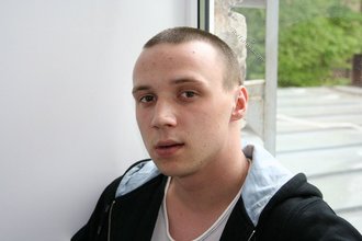 Buzzcut twink showing his beautiful face on camera