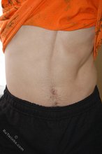 Gangsta twink showing his armpits and abs on cam