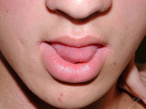 Hairy cock twink stroking and sticking his tongue out