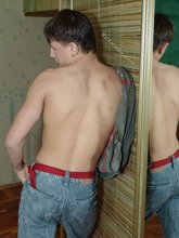 Hardcore dark-haired twink pulls no punches