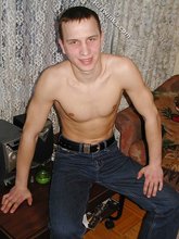 Seductive twink tries hiding his sizable junk