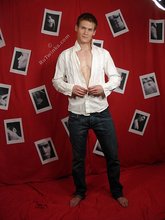 Horny dark-haired hottie and his meaty dong, say goodbye