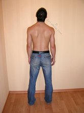 Shirtless twink showing off his white undies on cam