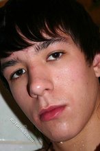 Sexy twink with hot feet posing in the bathroom
