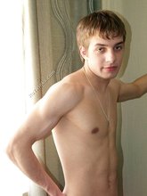 Gorgeous twink with hairy legs shows his cock too